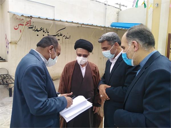 بازدید از محله های امام رضایی بندرعباس مسجد حمزه محله نخل پیرمرد