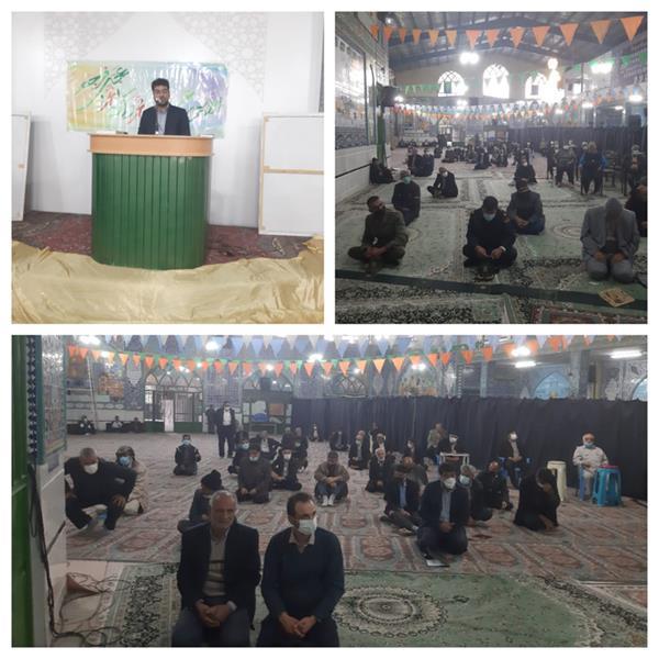 سخنرانی دبیرشورای فرهنگ عمومی شهرستان نجف آباد پیش از خطبه های نمازجمعه