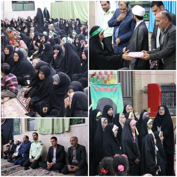جشن دهه کرامت ویژه بانوان در راستای پویش خواهر برادری با حضور سرکار خانم زینب جابر سخنران کشوری در خوسف