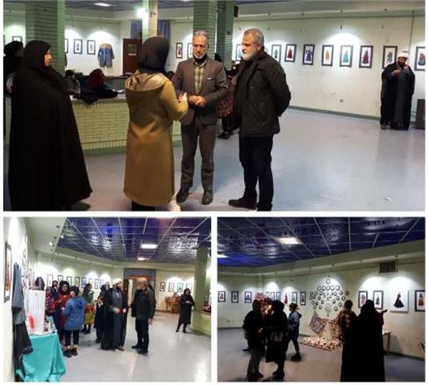 بازدید رییس و اعضای شورای شهر گرمسار از نمایشگاه مد و لباس