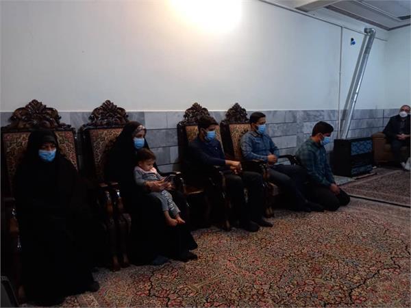 دیدار دبیر شورای فرهنگ عمومی کشور با خانواده شهید