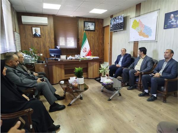 دیدار مدیرکل فرهنگ و ارشاد اسلامی استان قزوین با فرماندار شهرستان آوج