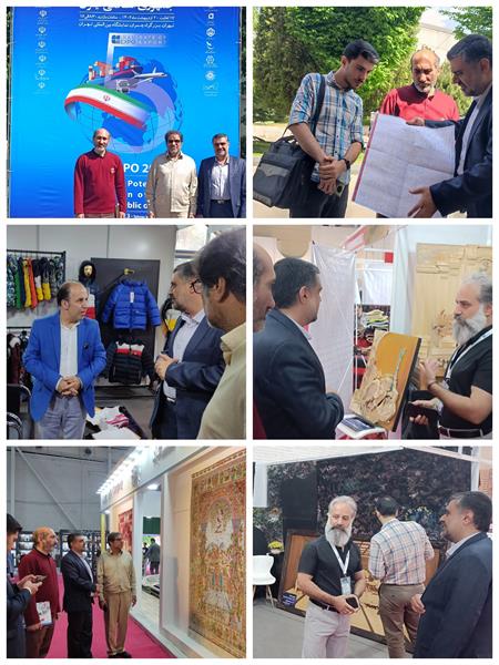 بازدید قرارگاه بازارپردازی صنایع فرهنگی در شورای فرهنگ عمومی از نمایشگاه اکسپو 2023 تهران
